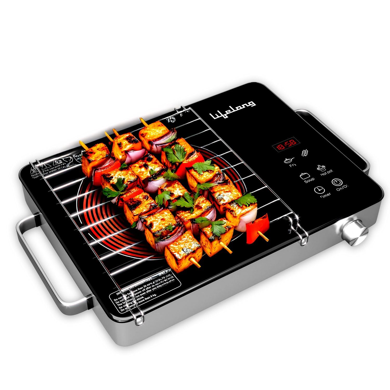 Lifelong 2000 Watt Infrared Induction Stove with Digital Display